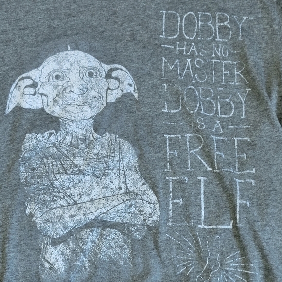 Harry Potter shirt Size Medium gray - Picture 5 of 8